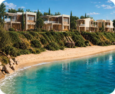 Kriopigi Villas coastline